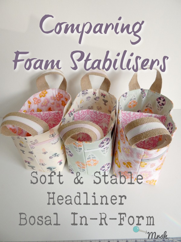 Mrs H - the blog: Foam Stabilisers comparison